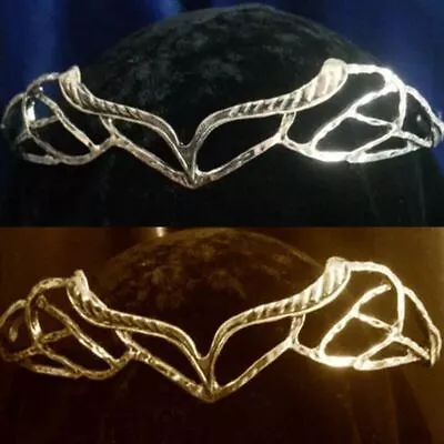 Elven Wreath Tolkien King Crown Vintage Costume Accessory Hair Accessory Jewelry • $10.22