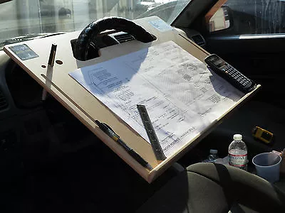 Ipad Car Laptop Tablet Notepad Contractor Steering Wheel  C Desk Vehicle Tray • $49.95