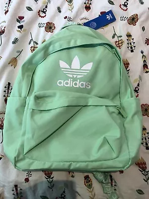 $35 • Buy Adidas Backpack Bag Green - BNWT