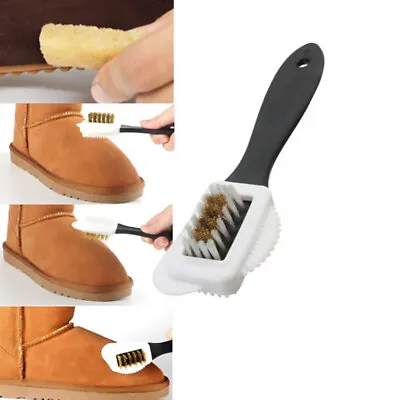$5.92 • Buy  Cleaner Kit Rubber With  Brush For Suede Leather Nubuck Shoes
