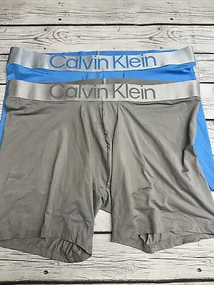 Lot Of 2 Calvin Klein Boxers Size XXL NB3075 • $16.99