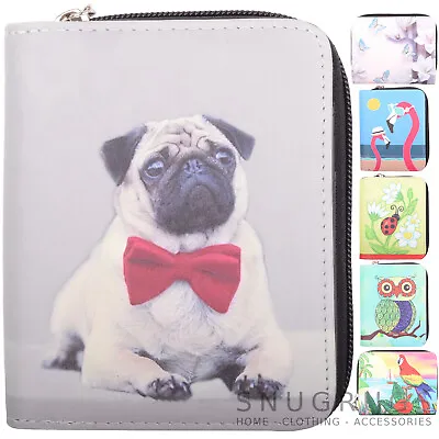 £9.99 • Buy Ladies / Womens Small Faux Leather RFID Protected Money Credit Card Animal Purse