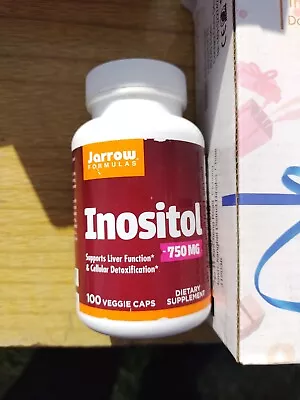 INOSITOL 750mg X 100 Capsules Mood Panic Bulimia PMS - Jarrow Formulas • £19