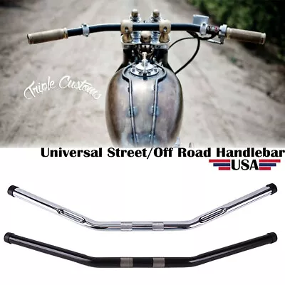 $34.31 • Buy 1  Inch Motorcycle Handlebars Drag Z Bar For Harley Sportster XL883 1200 Chopper