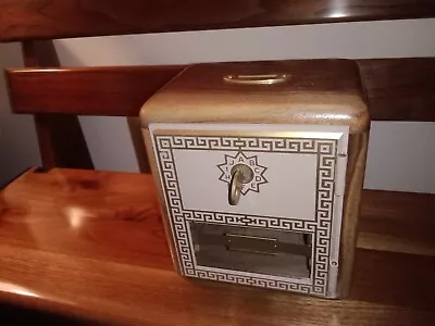 Antique Post Office Box Door  coin Bank • $84.99