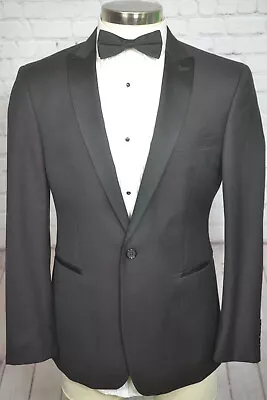 Calvin Klein Mens Plum Purple EVENING TUXEDO SMOKING Blazer Jacket Coat SIZE 42S • $47.97