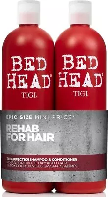 Bedhead By TIGI Resurrection Shampoo & Conditioner Brittle Damaged Hair 2x750 Ml • £20.55