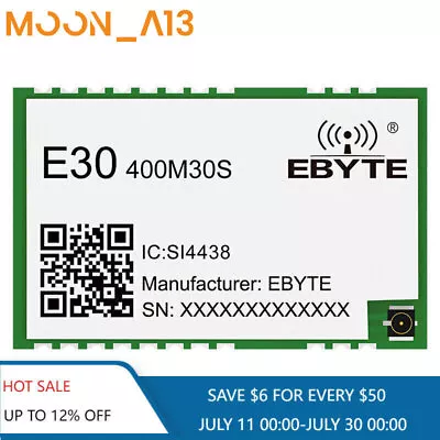 SI4438 RF Chip SPI SMD Hardware Module Half Duplex Transparent Transmission • $9.79