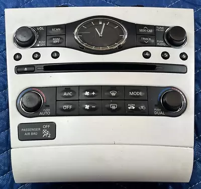 🚘 2008 Infiniti 08 09 10 11 12  G35 G37  Oem  Radio Audio Climate Control Panel • $89.99