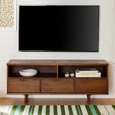 Mid Century Modern TV Stand Entertainment Center Console Media Cabinet Wood 58  • $389.99