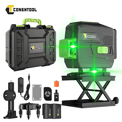 3D 12 Line Green Laser Level Auto Self-Leveling 360° Rotary Cross Measurement • $49.99