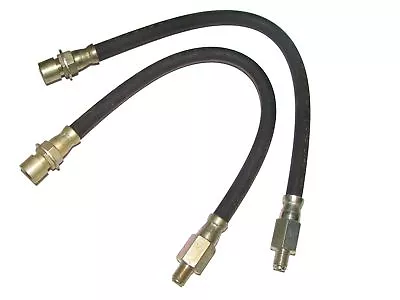 2 Front Brake Hoses 1967-1970 Ford Mustang Falcon W Drum Brakes PAIR 67 68 69 70 • $18.99