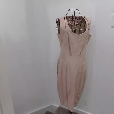 $49 • Buy FOREVER UNIQUE Dress Must See, Size 14, Leather Look From ASOS