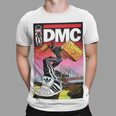 £6.99 • Buy Run DMC T-shirt Logo Classic 80s Rap Hip Hop Music Dance Retro Poster Tee Comic