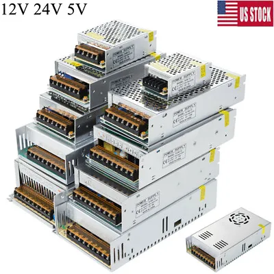 $56.41 • Buy AC 110V TO DC 12V 24V 5V- 2A To 72A Switching Power Supply Adapter For LED Strip
