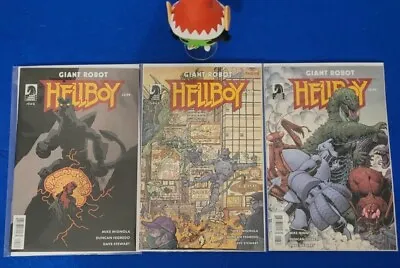 Giant Robot Hellboy (2023/24) #1-3 COMPLETE SERIES SET DARK HORSE COMICS Mignola • $40