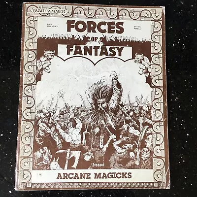 Warhammer Forces Of Fantasy Arcane Magicks 1984 1st Edition • £15.99