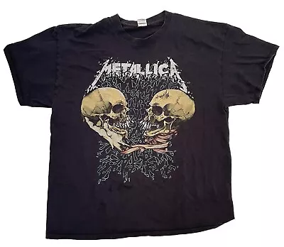 Metallica Sad But True Vintage Y2K Pushead Heavy Metal T Shirt XL • $130