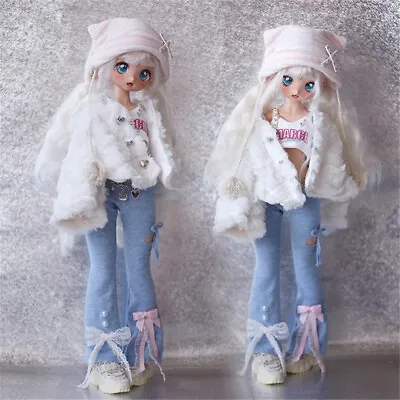 BJD 1/4 1/5 1/6 Doll Clothing Only Coat+Top+Pants+Hat MSD MDD YoSD Clothes • $57.99