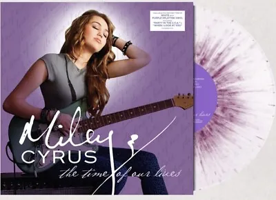 Miley Cyrus The Time Of Our Lives Vinyl New! Limited White W/ Purple Splatter Lp • $64.99