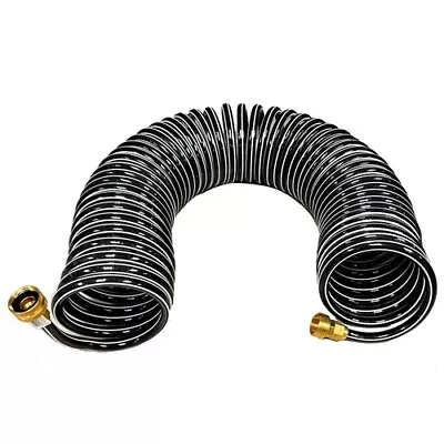 Trident Marine Coiled Wash Down Hose W/Brass Fittings - 25' • $40.34