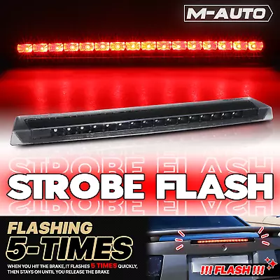 Black Clear LED Third Brake Light Strobe Flash Tail Lamp For 99-04 Ford Mustang • $42.99