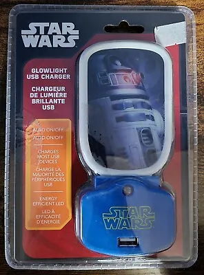 Star Wars R2-D2 Droid Glowlight USB Charger LED Night Light - New Sealed • $2.99