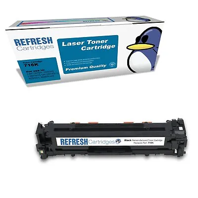Refresh Cartridges Black 716K Toner Compatible With Canon Printers • £18.97