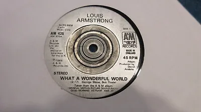 Louis Armstrong/Wayne Fontana Wonderful World/Game Of Love 7  *NEAR MINT* • £2