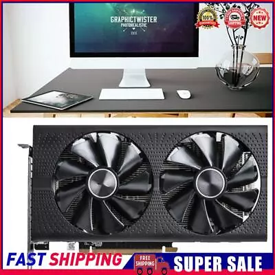 RX 580 8GB Graphics Card With Dual Fan Video Card GDDR5 256-Bit For Gaming PC • $174.56