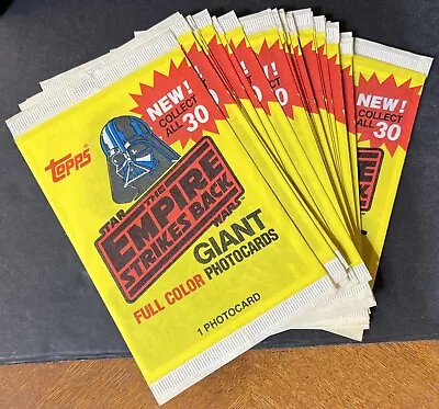 Star Wars: The Empire Strikes Back Giant Full Color Photocard Packs • $8.50