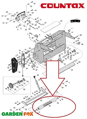 Genuine - Countax C50 PGC Rear ROLLER 32731900 1199 - • £135.97