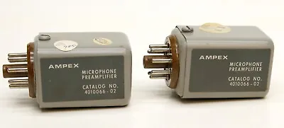 Pair Of AMPEX Plug In Microphone Preamplifier Transformers Type 4010066-01 • $50