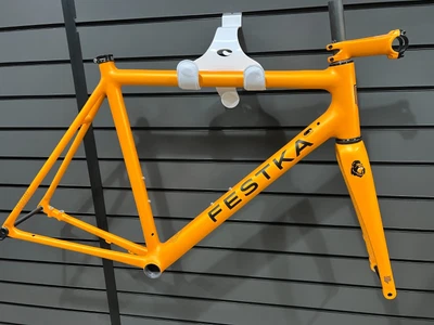 £4200 • Buy Festka Scalatore Disc Carbon Road Frameset Fork & Stem 55cm Orange