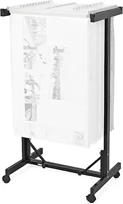 Adir Mobile Blueprint Storage Rack - Adjustable Mobile Blueprint Holder Vertica • $159.99