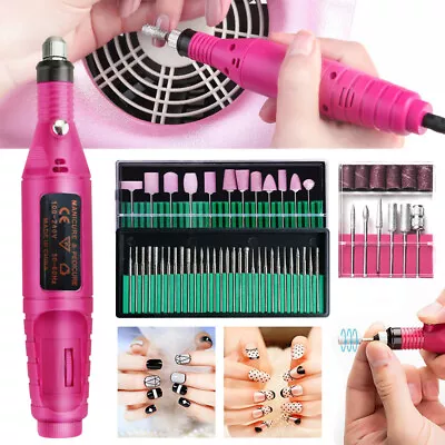 Toe Nail Grinder For Thick Toenails Set Manicure Pedicure Professional Electric • £9.78