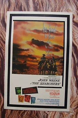 The Searchers  Lobby Card Movie Poster John Wayne #1  • $4