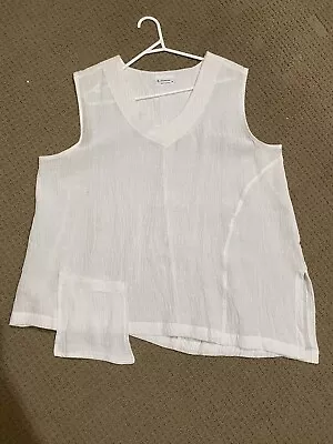 J Generation White Sleeveless Top Size 18 • $30