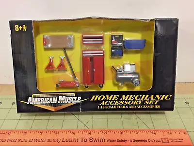 1:18 American Muscle Home Mechanic Accessory Tool Set New In The Box • $24.95