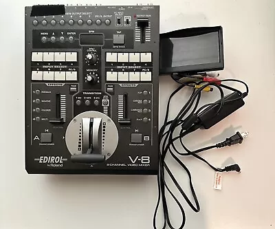 Roland Edirol V-8 8 Channel Video Mixer Switcher + Preview Monitor! • $830