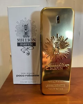 Paco Rabanne One 1 Million Parfum Natural Spray 3.4oz 100ml New In Box Tester • $82