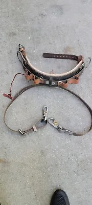 $30 • Buy Klein Tools  5266N22 Lineman Climbing  Leather Belt Sz 37-45 Made In USA