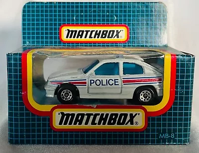 Matchbox-(1-75) - 48h - Vauxhall Astra GTE Police Dark Blue Box • $29.95