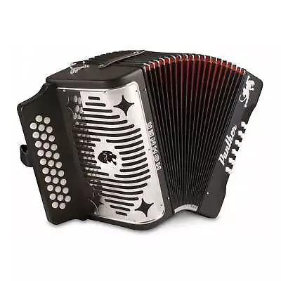 Hohner Panther II 3-Row Diatonic Accordion F/Bb/Eb Black • $599