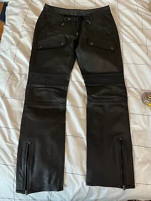 Belstaff Leather Cargo Pants - 32w • $400
