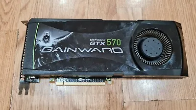 Gainward Nvidia GeForce GTX 570 1.2gb Gtx570 GPU Graphics Video Gaming Card • £110