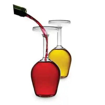 Upside Down Wine Glass (Set Of 2) • £17.99