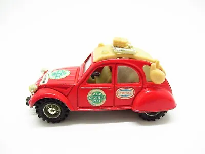 Polistil Raid Afrique 1973 Rally Racing Red Citroen 2cv 1:33 Scale • $8.46