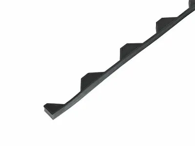 Cladco Eaves Foam Filler To Fit 34/1000 Box Profile Sheets (1m) Black 6mm Base • £4.49