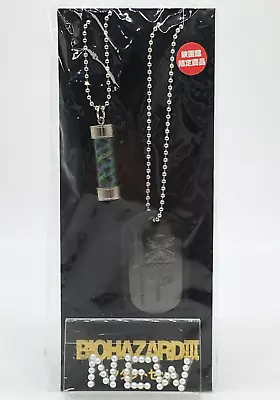 Resident Evil 3 BIOHAZARD T-virus Green Pendant Movie Theater Limited 2007 • $84.99